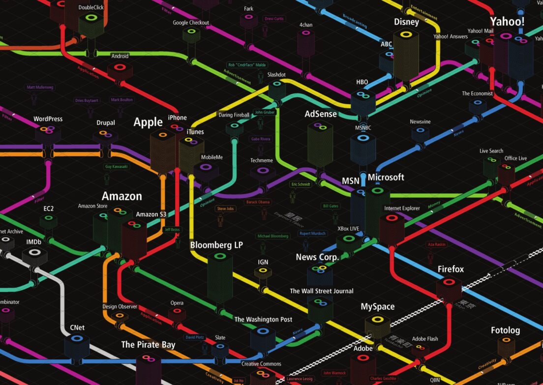 Trendy web city map
